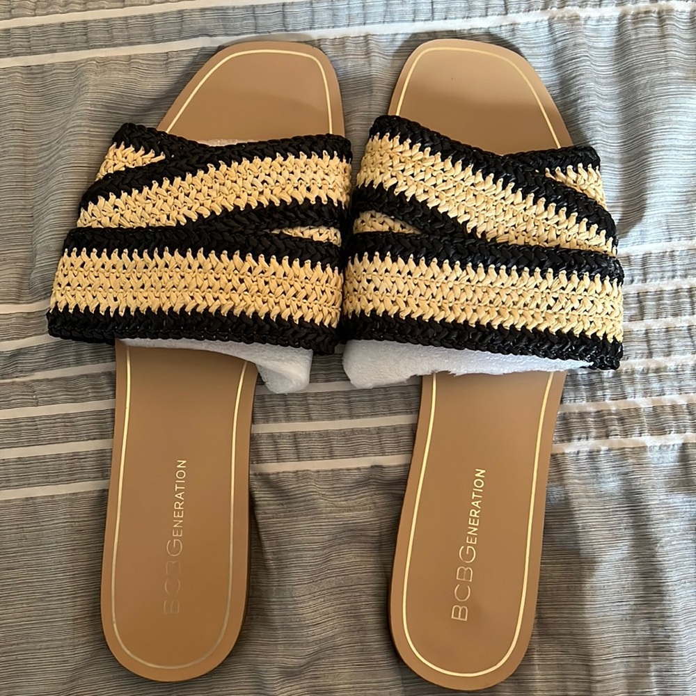 Brand new BCBGeneration crochet sandals